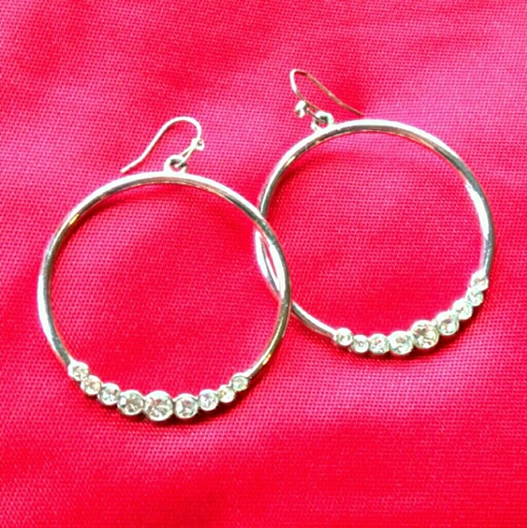 Glam hoop earrings - Picture 1 of 1